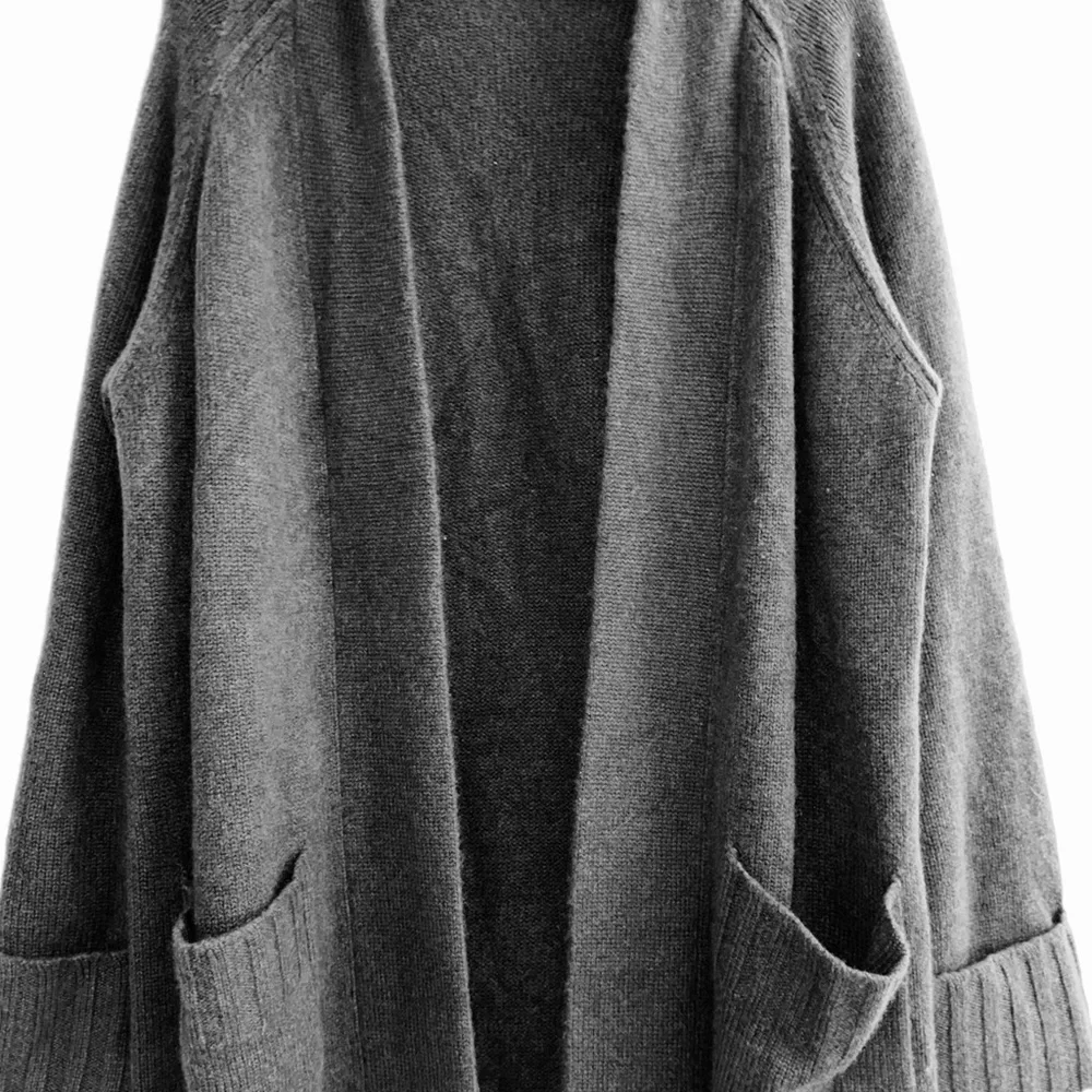 Naked Cashmere - TILYN LONGLINE CASHMERE CARDIGAN - Gray - Picture 4 of 9